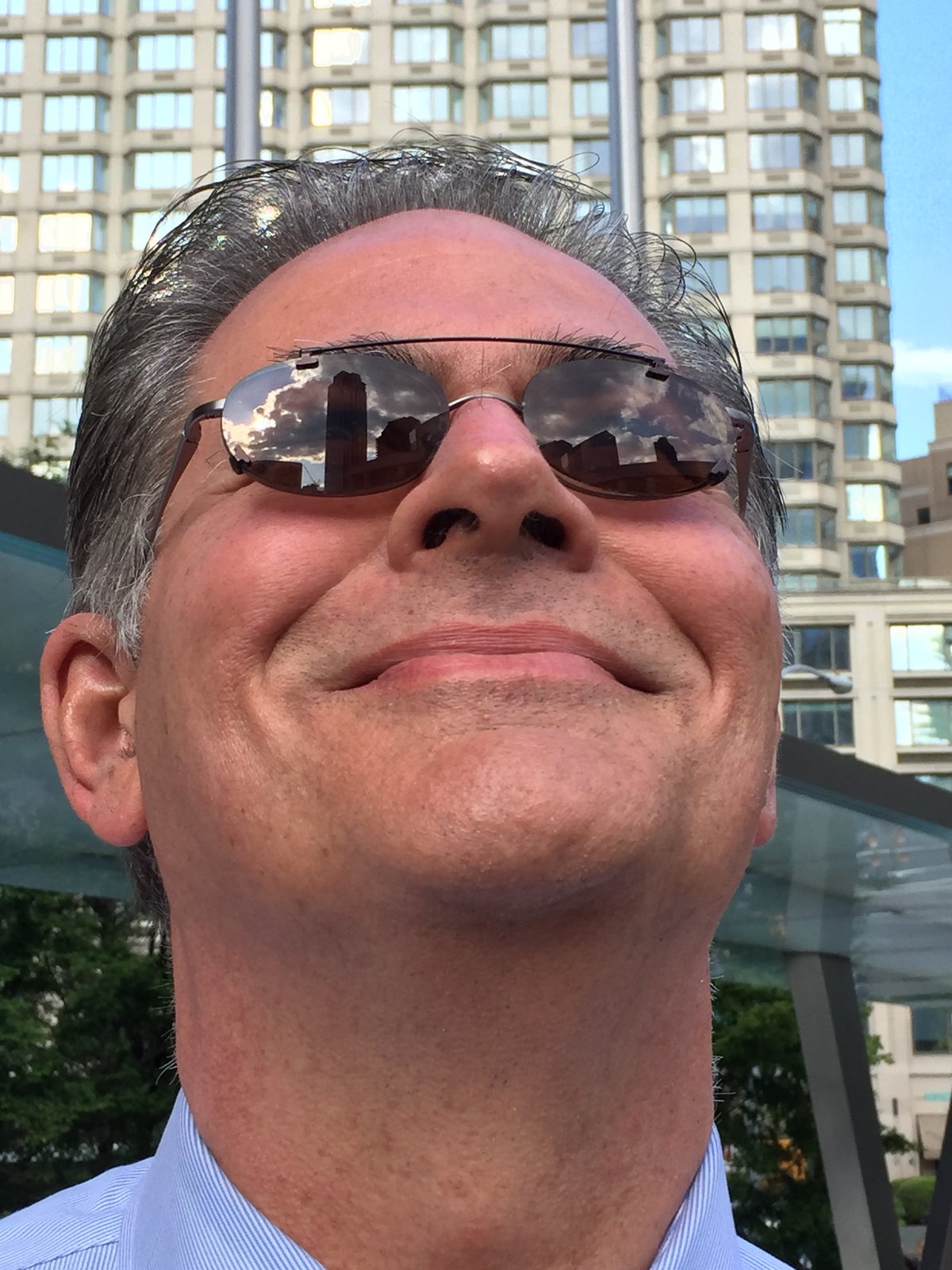 Marc Klingelhofer, smiling outdoors